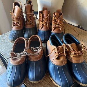 LLBean boots (lot) $75